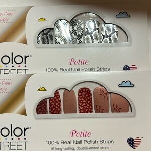 2 sets of Color Street Petite Manicure sets for Youth or small nails